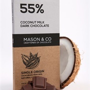 Mason & Co 55% Coconut Milk Dark Chocolate