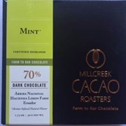 Millcreek Cacao Mint 70% Dark Chocolate