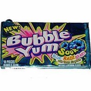 Bubble Yum Sour Blue Razz Berry