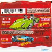 Lotte Hot Wheels Bubble Gum