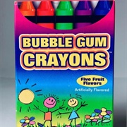 Bubble Gum Crayons