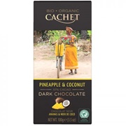 Cachet Pineapple &amp; Coconut Dark Chocolate