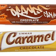 Ummah Orange Chocolate & Ummah Caramel Chocolate