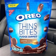 Oreo Thins Bites Fudge Dipped Latte