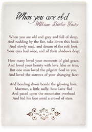 When You Are Old (W. B. Yeates)