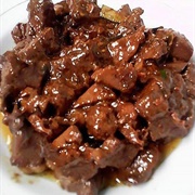 Adobong Atay at Balunbalunan