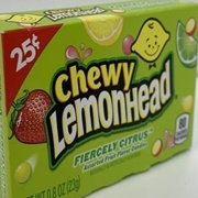Lemonhead Chewy Fiercely Citrus