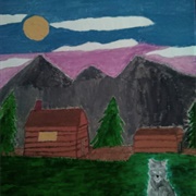 Cabin Painting Meagan Scribner