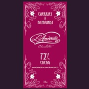 L'amourette Cherries & Almonds 72% Dark Chocolate