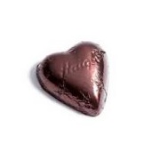 Haigh's Bronze Foiled Dark Chocolate Heart