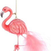 American Flamingo Ornament