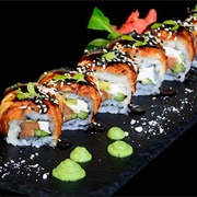 Sushi With Saskatoon Drizzle