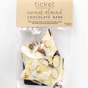 Ticket Coconut-Almond Chocolate Bark
