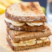 Peanut Butter and Banana Sandwich