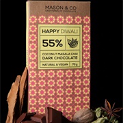 Mason & Co 55% Coconut Masala Chai Dark Chocolate