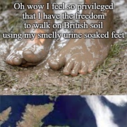 Wet Soggy British Soil