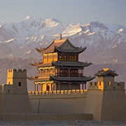 Great Wall of China. Jiayuguan, China