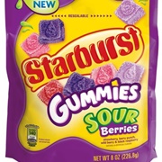 Starburst Gummies Sour Berries