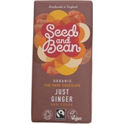 Seed & Bean Just Ginger Dark Choclate