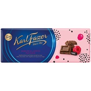 Fazer Raspberry & Liquorice Milk Chocolate Bar