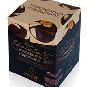 Fremantle Dark Chocolate Macadamia Medallions