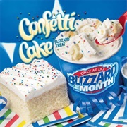 DQ Confetti Cake Blizzard