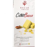 Bacco Pistachio White Chocolate Bar