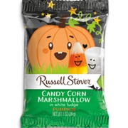 Russell Stover Candy Corn Marshmallow Pumpkin