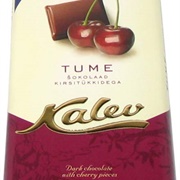 Kalev Dark Chocolate W/ Cherry Pieces