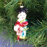 Asian Woman Ornament