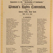 Declaration of Sentiments