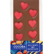 Cocoba Jelly Hearts Milk Chocolate
