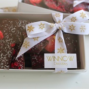 Winnow Raspberry, Strawberry & Coconut Brittle Box