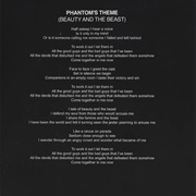Phantom's Theme by Paul Williams (From Phantom of the Paradise)