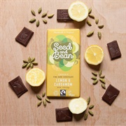 Seed & Bean Dark Chocolate With Lemon & Cardamom