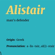 Alistair