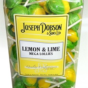 Joseph Dobson Lemon & Lime Mega Lollies