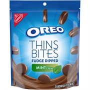 Oreo Thins Bites Fudge Dipped Mint