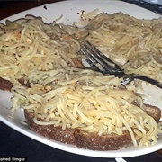 Plain Pasta and Cheese on Toast