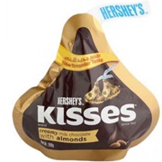 Hershey's Kisses Creamy Milk Chocolate W/ Almonds