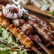 Shashlik. Russia, Ukraine, Georgia, Kyrgyzstan & Uzbekistan