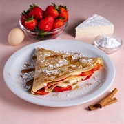 Crepes at a French Cafe