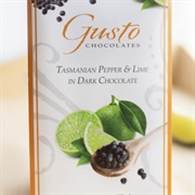 Gusto Dark Chocolate Tasmanian Peper &amp; Lime