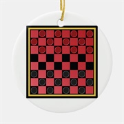 Checkers Ornament