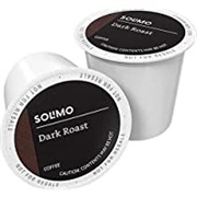 Amazon Brand - 100 Ct. Solimo Dark Roast Coffee Pods