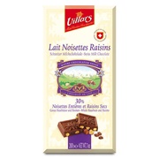 Villars Lait Noisettes Raisins