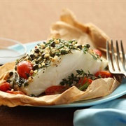 Sea Bass in Papillote