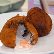 Deep Fried Cadbury Creme Eggs