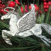 Angel Horse Ornament