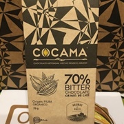 Cocoama 70% Bitter Chocolate Granos De Cafe